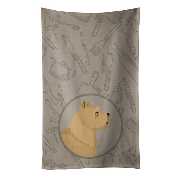 Norwich Terrier In the Kitchen Kitchen Towel