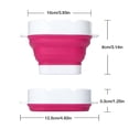 thumbnail image 4 of Vaso para pinceles plegable | Lavadora de pinceles plegable portátil | Vaso limpiador de pinceles con taza de agua de 1,2 l para pintura al óleo con acuarela, 4 of 4