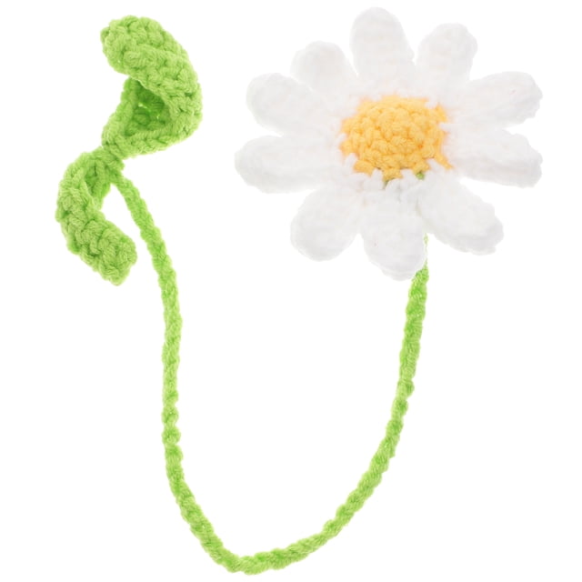 Car Rearview Mirror Pendant Crochet Car Hanging Decor Auto Interior Pendant