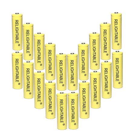 20 AA Rechargeable Batteries NiCd 600mAh 1.2v Garden Solar Ni-Cd Light LED