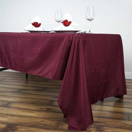 

BalsaCircle Patriotic Veterans Day 6 Pieces 60 x 126 Burgundy Rectangle Tablecloths 4th of July Independence Day