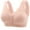 Pink, variant on Seamless Post-Surgery Bra Front Closure,Mastectomy Bra with Pocket for Women Silicone Breast Everyday Bra Beige L