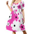 thumbnail image 3 of Copia de la bandera de Gran Bretaña Vestido de manga corta Vestidos de moda para mujer Vestido elegante y chic para mujer Vestido, 3 of 7