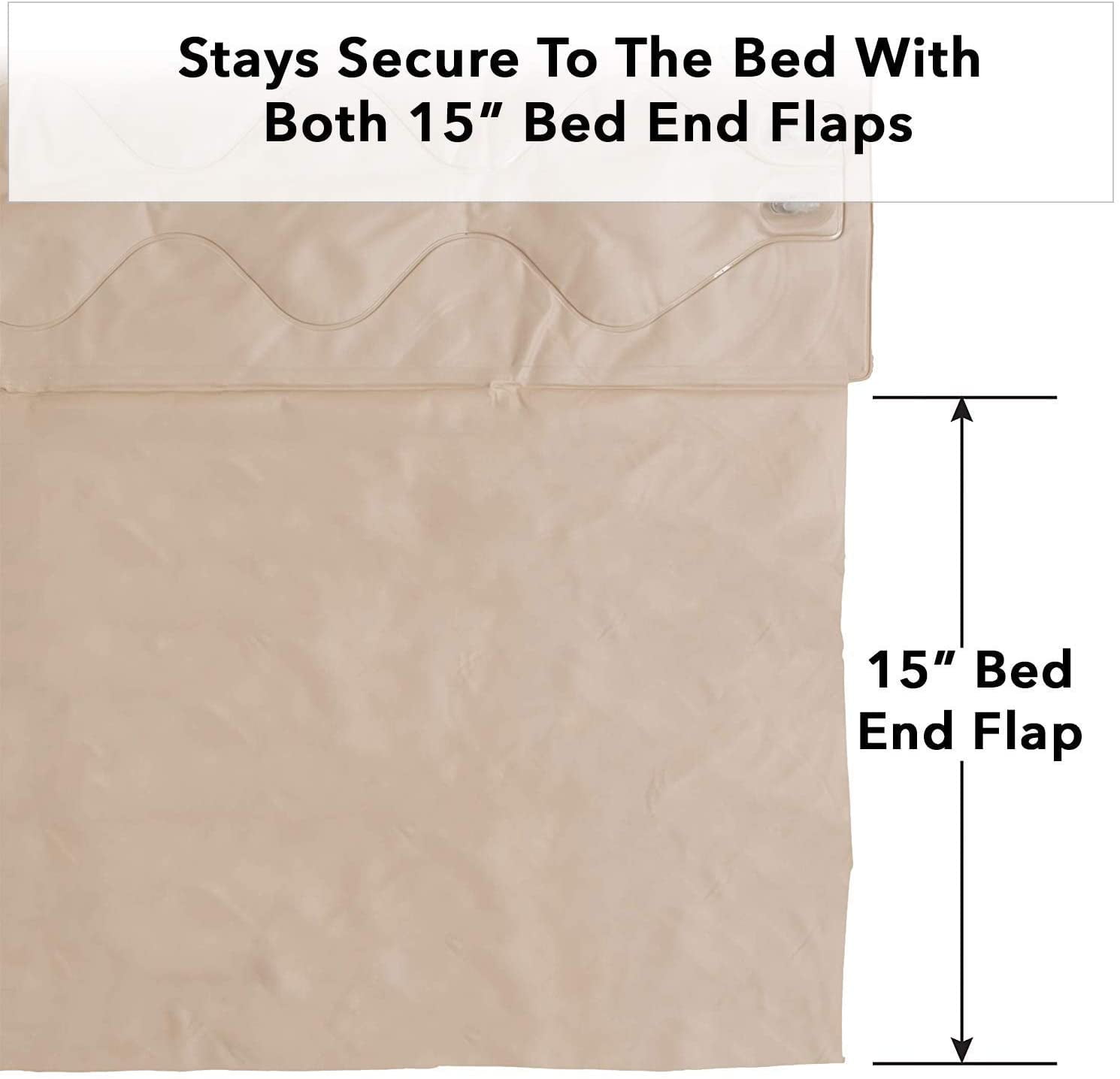 Roscoe Medical Meridian SatinAir Durable Hospital Mattress with Standard Electric Pump, Twin