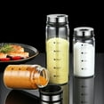 thumbnail image 2 of JoyMoreHome Salt and Pepper Shakers Set Glass Seasoning Containers with Adjustable Pour Holes for Table Salt Spice Dispenser, 2 of 5
