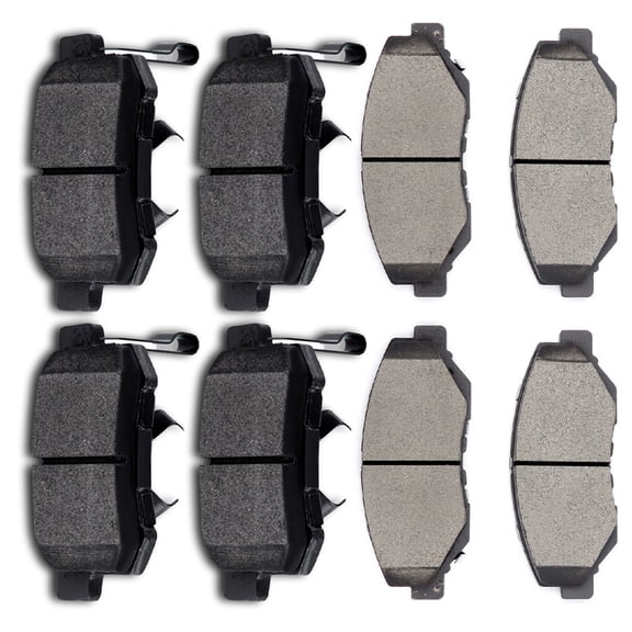 ECCPP 8PCS Ceramic Brake Pads Fits 2005-2006 2012-2016 for H-onda CR-V 2.4L Front Rear Left and Right
