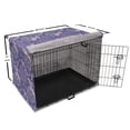 thumbnail image 6 of Boho Dog Crate Cover, Pattern Design Outline Dreamcatchers and Roses, Easy to Use Pet Kennel Cover Small Dogs Puppies Kittens, 7 Sizes, Lavender Dark Lavender, by Ambesonne, 6 of 6