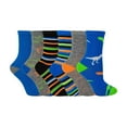 thumbnail image 1 of Sock Snob - Garçons 6 Paires de Chaussettes de Cheville Mode Assorties / Colorées / Funky, 1 of 2