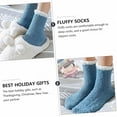 thumbnail image 2 of 6 Pack Warm Fuzzy Cozy Socks for Women,Slipper Fluffy Comfy Plush Warm Winter Sleep Home Soft Socks, 2 of 6