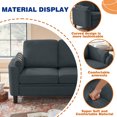 thumbnail image 5 of Pingliang Home 4 Piece Sofa Set,Sectional Sofa Couch with Storage Ottoman and Storage Pockets, L Shaped 3 Seater+Ottoman+Loveseat+Accent Chair,Living Room Furniture Set for Apartment Apt Living Room, 5 of 10