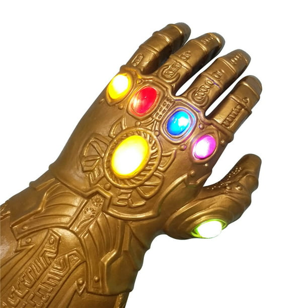 Gloves luminous Avengers Infinity War Infinity Gauntlet Led Light Thanos Gloves Prop Children gloves Marvel children's cos Walmart.com