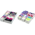 thumbnail image 3 of Simple Houseware Closet Underwear Organizer Drawer Divider 4 Set + 6 Set Drawer Divider Baskets Bins, 3 of 6