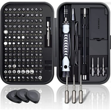 130 IN 1 Precision Screwdriver Set, Computer Repair Tool Kit with 120 Screwdriver bits, Laptop Screwdriver kit with Magnetizer, for iPhone, iPad, Macbook, PC, PS5, Xbox, Household Appliances