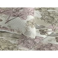 thumbnail image 3 of Ambesonne Birds and Nature Quilted Bedspread Set 3 Pcs, Hummingbirds Flora, Twin, Pastel Yellow Pale Pink, 3 of 4