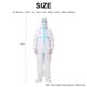 thumbnail image 5 of Overol Traje de aislamiento desechable para el personal Ropa de protección Overoles a prueba de polv Abanopi Traje de protección, 5 of 7
