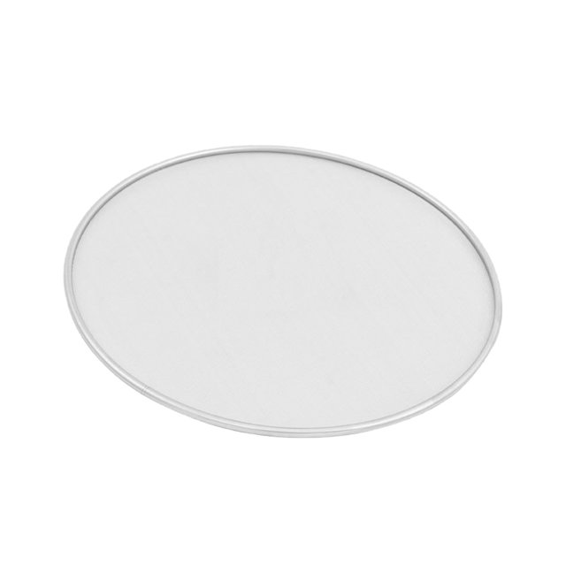 Miangastore 1pc 18.5cm Air Fryer Mesh Stainless Steel Anti Grease Scald Proof Frying Pan Cover Oil Net