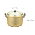thumbnail image 2 of Golden Aluminum Steamer Pot with Lid and Steaming Plate for Home Use Cooking Utensils 1 Piece, 2 of 8