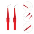 thumbnail image 4 of KAKOWELY test leads kit 2PCS Test Probe Pins Insulation Piercing Needle Testers Metal Multimeter Probes with 4mm Socket Plug for Socket Plug Car Test Automotive Repairing, 4 of 4