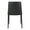 thumbnail image 4 of MOE'S Home NORA DINING CHAIR BLACK VEGAN LEATHER-M2, 4 of 5