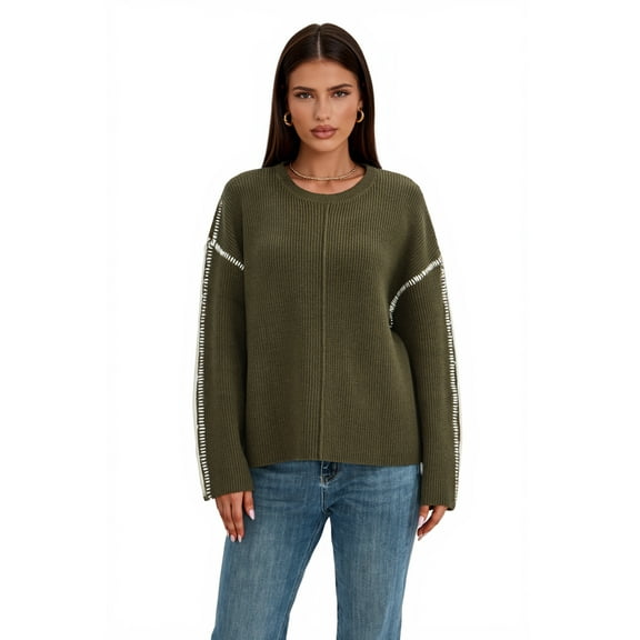 Women’s Pretty Garden CABLE KNIT MOCK NECK TOP - MOCKNECK SWEATER