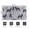 thumbnail image 5 of French Bulldog and Flower Door Rugs,Washable Non Slip Door Mats Indoor,Decorative Door Mats,Entry Mat Indoor for Entrance,Bedroom,Kitchen,Bathroom,17"x30", 5 of 6