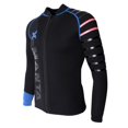 thumbnail image 2 of Trajes de buceo de 3 mm, chaqueta de manga larga con cremallera para hombre, para nadar y surfear. XXXL, 2 of 9