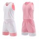 thumbnail image 3 of Conjuntos de camisetas de baloncesto reversibles de gran tamaño para hombres Chaleco deportivo de doble cara Agregue cualquier nombre de equipo Número Camiseta infantil personalizada, 3 of 5
