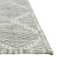 thumbnail image 6 of Unique Loom Outdoor Trellis Collection Area Rug - Gitter (2' x 6' 1" Runner Light Gray/Ivory), 6 of 7