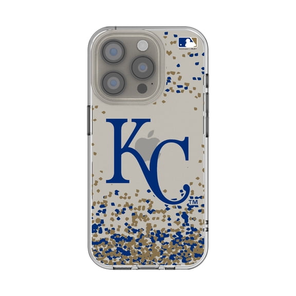 Kansas City Royals iPhone Confetti Design Clear Case