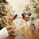 thumbnail image 5 of Diademas navideñas, bandas para el cabello, diademas de astas de alce con purpurina navideña, regalo de fiesta, disfraz para mujer, accesorio de disfraz, 5 of 5