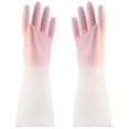 thumbnail image 2 of Guantes de Goma, Lavado de Ropa, Guantes de Goma Gruesos Impermeables, Guantes de Cocina duraderos, Rosa (2 Piezas), 2 of 5
