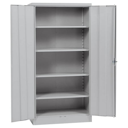 

Sandusky Lee 72 Inch SnapIt Steel Storage Cabinet with 4 Shelves Dove Gray
