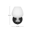 thumbnail image 4 of Hinkley Lighting - Sylvie - 5W 1 LED Small Bath Vanity In Mid-Century Modern, 4 of 13