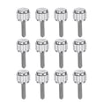 thumbnail image 1 of Uxcell 12 Pcs Vis de Verrouillage à Tête Plate M2x8mm, Argent, 1 of 6