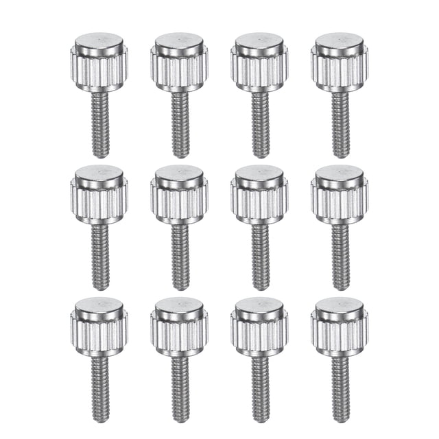 Uxcell 12 Pcs Vis de Verrouillage à Tête Plate M2x8mm, Argent