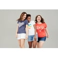 thumbnail image 6 of EV1 from Ellen DeGeneres Women's Ombre Heart Crew Neck Tee, 6 of 6