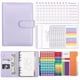 thumbnail image 1 of Kit De Carpeta, Cuaderno De Hojas Piel Púrpura, 1 of 4