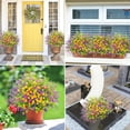 thumbnail image 5 of UV Resistant Artificial Spring Flowers Fake Greenery Faux Silk Wildflowers for Home Planter Porch Garden Outdoor Decor 24 Bundles, 5 of 5