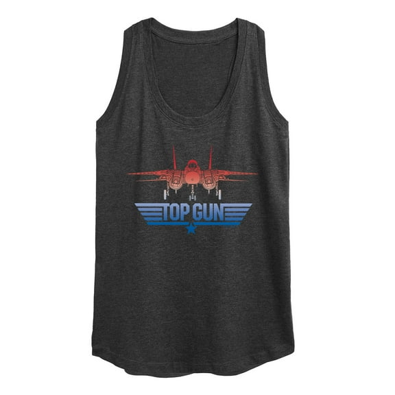 Top Gun - Top Gun Fighter Jet Logo - Women's Racerback Tank Top