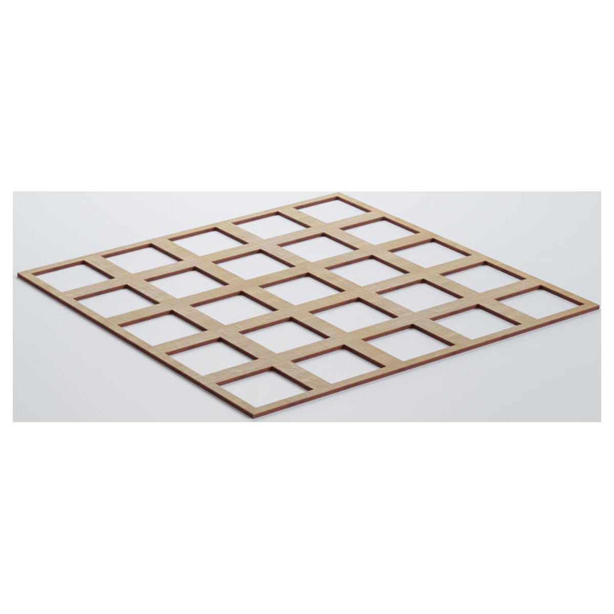 Ekena Millwork 23 3/8"W x 23 3/8"H x 1/4"T Large Manchester Decorative Fretwork Wood Wall Panels, Hickory