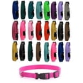 thumbnail image 1 of MPP Dog Collar Bulk Pack 25 Assorted Color Adjustable Choose Size Shelter Rescue Vet (X-Small - 6 to 10 inches), 1 of 1