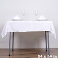 thumbnail image 3 of Balsa Circle Christmas Holidays 54" x 54" White Square Polyester Tablecloth Linen Decoration, 3 of 6