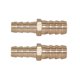 thumbnail image 2 of 2 Unids Latón Empalmador De Púas Mender Tubo De Manguera Recta Instalación De Tuberías De Aire Agua Combustible Manguera Joiner 3 Zulema Conector de púas de latón, 2 of 6
