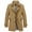 Yellow, variant on Patlollav Mens Lapel Single Breasted Multi Button Side Seam Pocket Trench Coat