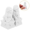 thumbnail image 1 of Luxshiny 1Par Estatua León Tradicional China Para Adorno Jardín Oficina Decorativo, 1 of 8