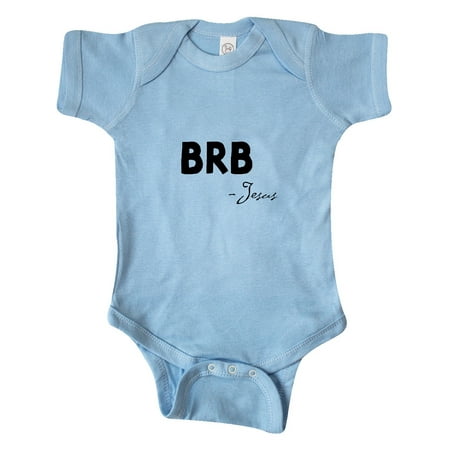 

Inktastic Easter BRB Jesus Gift Baby Boy or Baby Girl Bodysuit