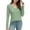 Green, variant on Blouses for Women Dressy Casual V Neck Long Sleeve Shirts Dressy Fall Tops Trendy Loose Tunic Tops Blouses Cute T-Shirts XS-XL