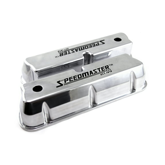 Speedmaster PCE314.1083.15 Compatible with Ford SB 289 302 351w Polished Aluminum Black Letter Valve Covers