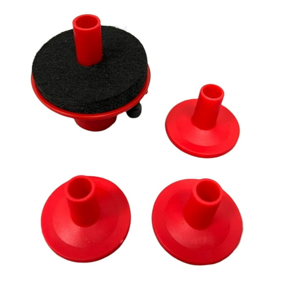 Hihat Stand Cymbal Cymbal Sleeves Juego de batería Soporte Instrumento de percusión Tambor Rojo