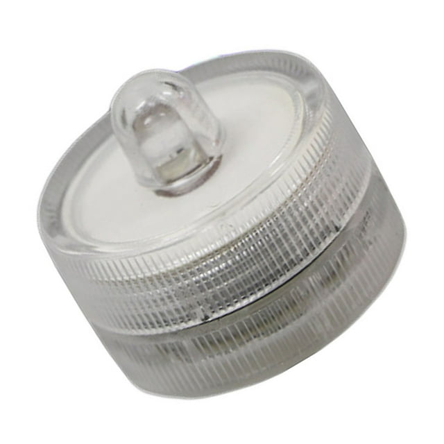 CRAFTHROU Bougies Chauffe-Plat Sans Flamme LED PS Forme Ronde Sans Fumée pour Fête de Vacances Bar 1Ensemble